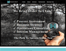 Tablet Screenshot of heggengroup.com